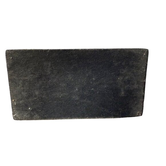 Vintage Elephant-Themed Globe With Speckled Black & Gold Metal Stand - Picture 8 of 9